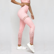 Charger l'image dans la galerie, Leegings femme Women Gold Print Leggings No Transparent