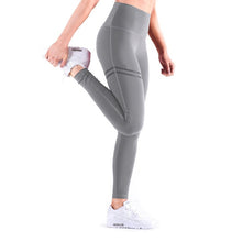 Charger l'image dans la galerie, Leegings femme Women Gold Print Leggings No Transparent